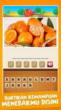Tebak Gambar Buah, Hewan & Say - Screenshot 2