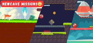 Ball 4 - Red Hero Bounce ball - Screenshot 2