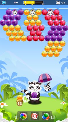 Bubble Shooter: Raccoon Rescue - Screenshot 4
