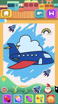 Toddlers coloring book - Screenshot 2