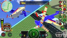 Police Muscle Car Cargo Plane - Screenshot 4