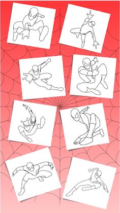 spider super heroes coloring c - Screenshot 3