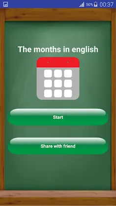 Les mois en anglais - Screenshot 1
