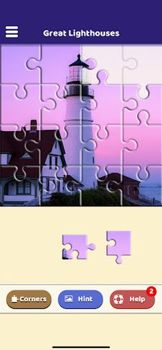 Great Lighthouses Puzzle - Screenshot 2