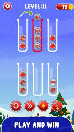 Christmas Sort Puzzle Game - Screenshot 4