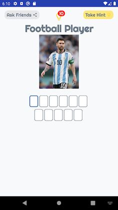 Guess Football Player Quiz - Screenshot 3