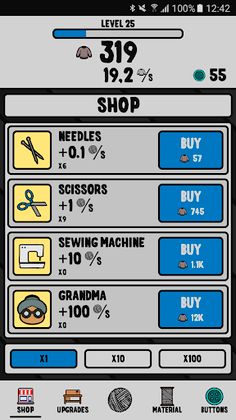 Sweater Knitter - CLICKER - Screenshot 2