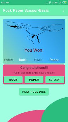 Rock Paper Scissor Challenge - Screenshot 1