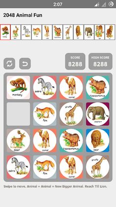 2048 Animal Fun - Screenshot 4