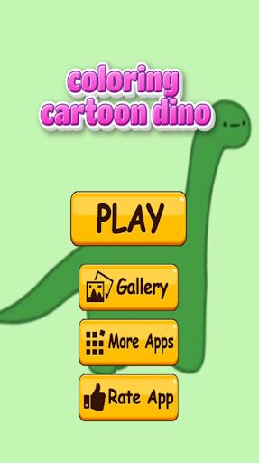 coloring cartoon dino - Screenshot 3