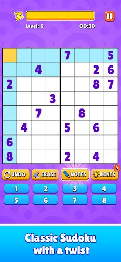 Sudoku Scratch Off Challenge - Screenshot 1