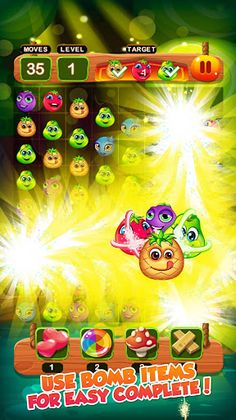 Fruits Crush Mania Match 3 Puz - Screenshot 3