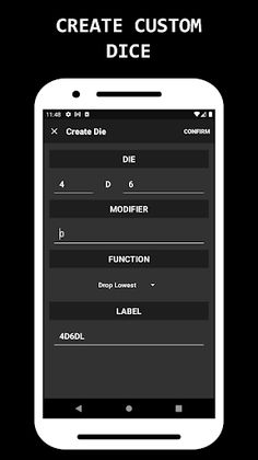 Dice Keeper: RPG Dice Roller - Screenshot 2