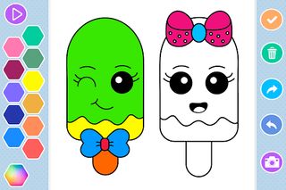 Ice Cream Coloring Game - Screenshot 1