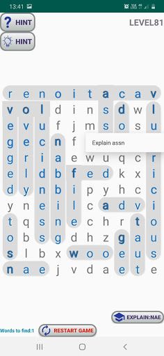 Puzzle Words: Search, Hidden - Screenshot 1