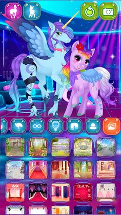 Unicorn pony dress up - Screenshot 1