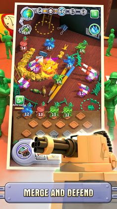 Army Men Defense: Merge Turrets - Screenshot 2