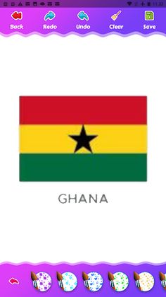 coloring flag African country - Screenshot 2