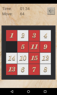 Qvindecim - 15-Puzzle - Screenshot 3