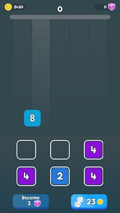 GridMerge 2048 - Screenshot 1