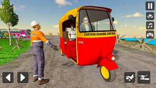 3D Tuk Tuk Auto Rickshaw Drive - Screenshot 2