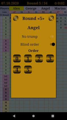 Poker Up and Down (scoreboard) - Screenshot 2