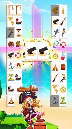 Mahjong Pirate Plunder Quest - Screenshot 1