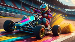 Go Kart Ramp Car Stunt Games - Screenshot 2