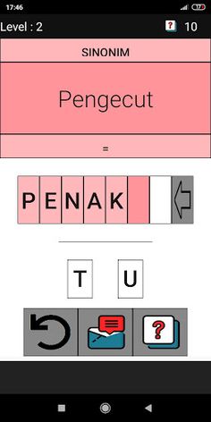 Sinonim Antonim - Tebak Kata - Screenshot 2