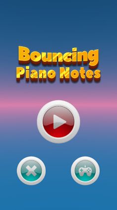 Bouncing Piano Notes - Screenshot 2