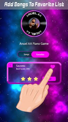 Anuel AA Piano Tiles Game - Screenshot 3