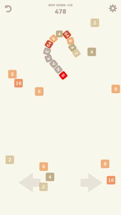 Snake 2048 - Screenshot 2