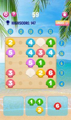 Number puzzle game – Beach *Go - Screenshot 3