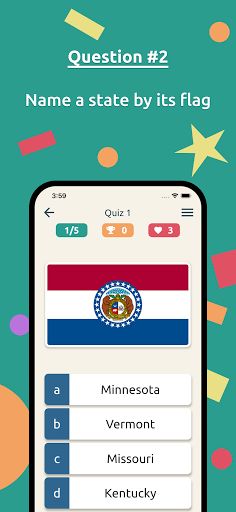 US States & Presidents Quiz – - Screenshot 2