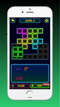 Glow Block Puzzle Game - Screenshot 4