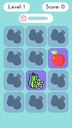 Fruits Memory Game for kids - Screenshot 4