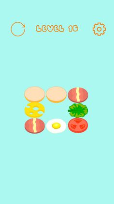 Burger Stack 3D! - Puzzle Game - Screenshot 1