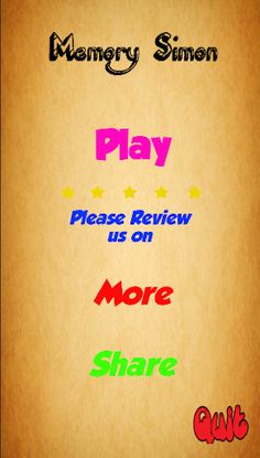 Simon 2 Memory - Screenshot 1