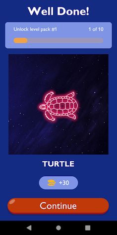 Guess Neon Animal Game - Screenshot 2