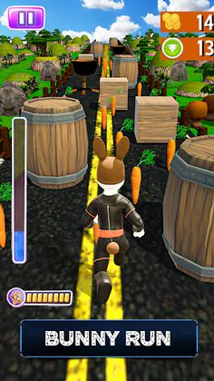 Rabbit Runner Bunny Games - Screenshot 3