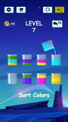 Water Sort Color Puzzle Game - Screenshot 1