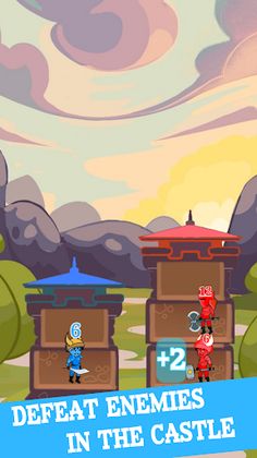 Hero Tower Wars: Fight and Run - Screenshot 1