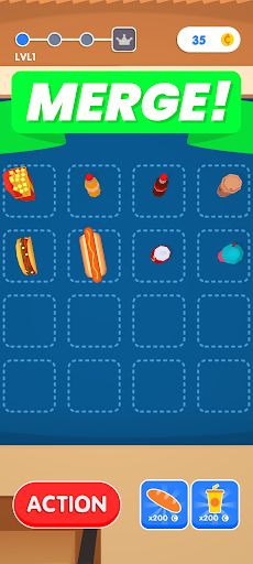 Food Merge Battle - Screenshot 3