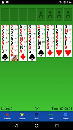 Jogos de Cartas Solitário - Screenshot 2