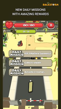 Backstorm Rambo Endless Runner - Screenshot 1
