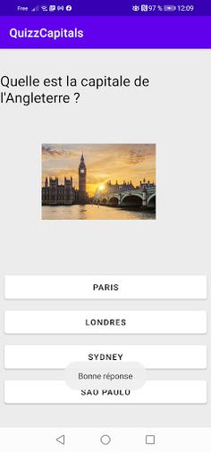 Quiz Capitales - Screenshot 3