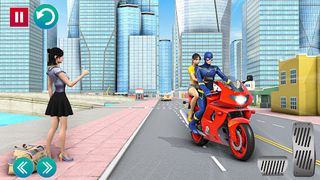 Superhero Bike Taxi Bike Games - Screenshot 2