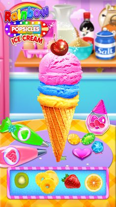Rainbow Ice Cream & Popsicles - Screenshot 3