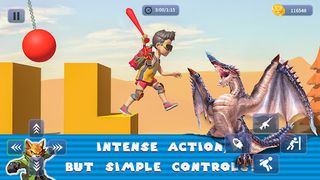 Little Warrior Run - Screenshot 1