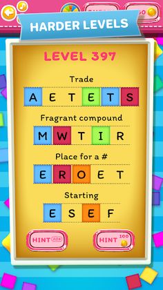 Color Word Jumble Time! - Screenshot 3